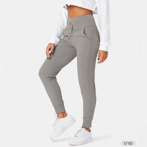 Cloudful™ Air Fabric High Waisted Drawstring Full Length Joggers HALARA